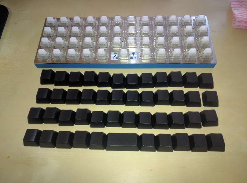 Switch caps laid out